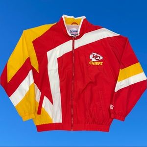 Vintage Kansas City Chiefs Pro Line Starter Windbreaker Jacket sz XL